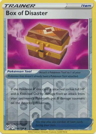 Lost Origin Box of Disaster #154/196 reverse holo